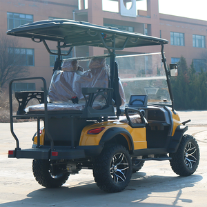 Voiturette de <span class=keywords><strong>golf</strong></span> de luxe 4 places 48V au lithium avec éclairage LED et Bluetooth pour parcours de <span class=keywords><strong>golf</strong></span> et complexe hôtelier - Product Image 2