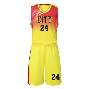 Ensemble d'uniformes de basket-ball sublimés personnalisés unisexe Maillots et shorts à séchage rapide Broderie personnalisée grande taille - Product Image 6