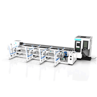 Machine de découpe laser à tube de petit diamètre haute efficacité pour la fabrication précise de tuyaux en acier inoxydable, mandrin 120