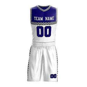 Uniformes de baloncesto juvenil de poliéster de alta calidad, camisetas de equipo escolar con estampado personalizado, ropa deportiva, conjunto de uniforme de baloncesto - Product Image 2