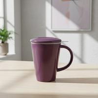Service à thé en porcelaine durable de haute qualité, style nordique, avec infuseur, pour la consommation de thé, référence 3458817-0.35