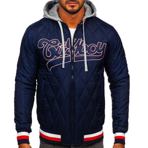 Vestes de baseball en flanelle à carreaux pour hommes - Product Image 5