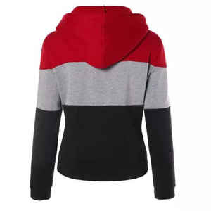 Sudaderas con capucha de mujer de color personalizado nuevo estilo de moda ropa de invierno de algodón sudaderas con capucha casuales para la venta - Product Image 3