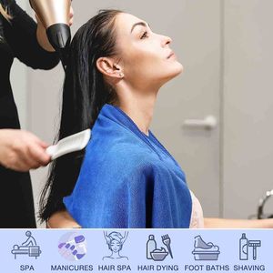 Serviettes de salon de coiffure de qualité supérieure en coton doux sans décoloration Serviettes longue durée pour la coupe de cheveux Coloration et coiffage - Product Image 4