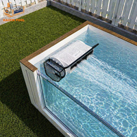 Équipement de piscine familiale extérieure pour maison et jardin, petite piscine pour adultes fabriquée en Chine avec système de contre-courant pour piscines