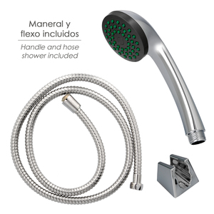Miscelatore doccia monocomando Hamburg con tubo flessibile e cartuccia in ceramica, maniglia Ø 35 mm. - Product Image 2
