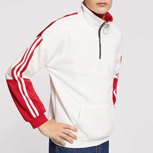 À la mode et confortable en gros personnalisé hommes printemps automne ensemble de vêtements de sport fermeture éclair col montant veste pantalon survêtement tenue - Product Image 1