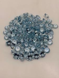 พลอยอะความารีนแบบเหลี่ยมเพชรพลอยหลวมธรรมชาติ - Product Image 5