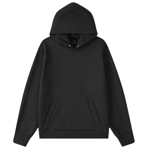 Blank 350 GSM Pullover Cotton Polyester Fleece Heavyweight Streetwear Plain Print Embroidery Hoodies for Men Durable athletic - Product Image 1