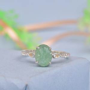 925 argent fraise coupe ovale conception Unique femmes bague de fiançailles de mariage pour la fête en gros en vrac - Product Image 1