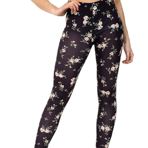 กางเกงเลกกิ้งผ้ายืดสำหรับผู้หญิงเลกกิ้งพิมพ์ลายสำหรับเล่นโยคะฤดูหนาว - Product Image 1