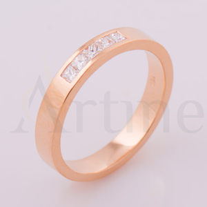 Bague pour homme cultivée en laboratoire avec diamant rond en argent sterling 925 DEF VVS Clarity pour homme Bague de luxe personnalisée en vente directe d'usine - Product Image 1