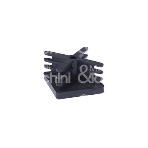 SEMELLE INTÉRIEURE CARRÉE en caoutchouc noir - Product Image 1