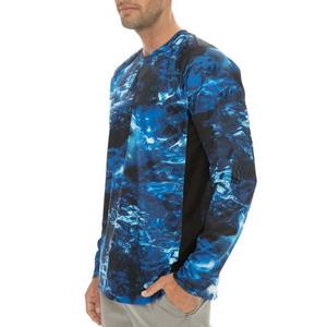 Camiseta de manga larga para hombre, camisetas de pesca con logotipo personalizado OEM, camiseta transpirable de secado rápido, diseño de sublimación, precio al por mayor - Product Image 4