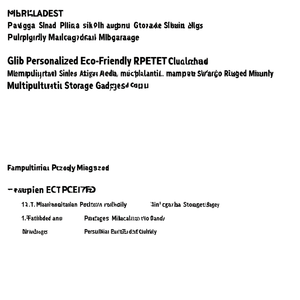 Borsa Clutch Personalizzata Glib in RPET Ecologico, Contenitore Multiuso per Gadget - Product Image 3