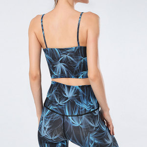 Mallas de cintura alta estampadas de diseñador personalizadas para mujer, pantalones deportivos adelgazantes de yoga, mallas al por mayor para mujer - Product Image 5