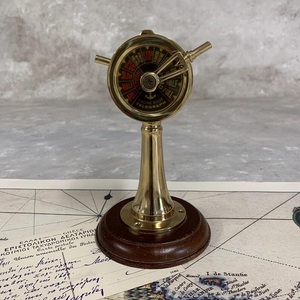 Sala de máquinas de barcos Telégrafo Decoración Náutica de latón antiguo para entusiastas marítimos Regalo único para coleccionistas y decoración del hogar - Product Image 1