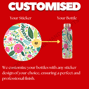 Botella de Agua Moderna de Cobre Puro de 950 ml, Esmalte de Alta Calidad Resistente a la Corrosión, Ligera y Ecológica, Exportador de Fábrica - Product Image 6