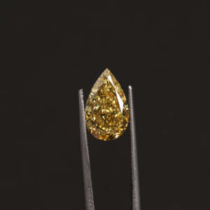 Diamante CVD cultivado en laboratorio suelto de corte de pera de 5,0 CT, exquisito Diamante de joyería relleno de Color amarillo elegante con certificado - Product Image 6