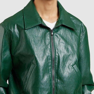 Blouson d'aviateur en cuir moderne avec option de personnalisation pour logo d'entreprise patch poitrine ou marque de doublure intérieure - Product Image 3