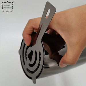 Outil de barre durable de passoire de cocktail d'acier inoxydable professionnel pour l'usage de maison et de restaurant pour le Julep de menthe - Product Image 3