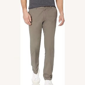 Pantalones Chinos Casuales Ajustados para Hombre con Piernas Ajustadas, Estilo Minimalista, Tela de Algodón Elástica, Cintura Elástica Transpirable - Product Image 1