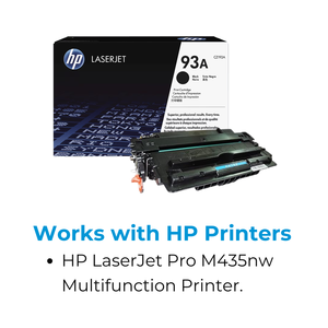 Cartouche de toner noire HP 93A originale pour LaserJet, compatible avec la cartouche de toner CZ192A pour les machines HP - Product Image 4