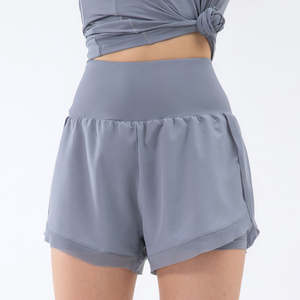 Shorts Deportivos de Cintura Alta para Mujer, Transpirables, de Secado Rápido, Ecológicos, para Yoga, Running, Casuales, para Toda Temporada - Product Image 3