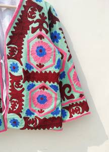 Luxury Range Creative Winter Wear Wholesale Price Beautiful Hand Crafted Embroidered Women Bohemian Style Fur Jackets Wholesale - Product Image 4