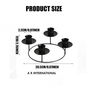 Chandelier décoratif à 4 bras en fil métallique doré, très demandé, pour Pâques, la Saint-Valentin, Noël et autres fêtes, en fer - Product Image 5