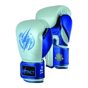 Moisture Wicking Custom Logo Metallic Cowhide Leather Velcro <b>Wrist</b> <b>Support</b> Adult Boxing Gloves New Design <b>Best</b> Training Gloves - Product Image 1