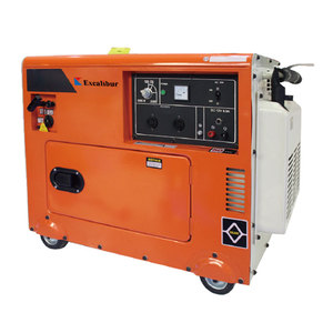 เครื่องกำเนิดไฟฟ้าแบบพกพา 5kVA สำหรับใช้ในบ้าน / เครื่องกำเนิดไฟฟ้าสำรอง 5kW 3 เฟส 10kVA แบบเงียบ ใช้เชื้อเพลิงดีเซล - Product Image 5