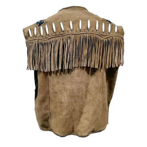 Chalecos Vaqueros de Cuero al por Mayor, Diseño Más Reciente de 2025, Transpirables, Personalizados, de Buena Calidad, Más Vendidos - Product Image 2