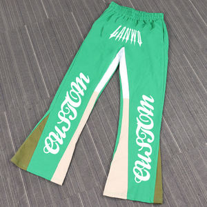 Pantalones Deportivos Casuales para Hombre, de Alta Calidad, Personalizados, con Estampado por Transferencia de Calor, OEM, Unisex, de Felpa Francesa, con Parches, 100% Algodón - Product Image 5