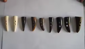 Handmade Ox Horn <b>Toggle</b> <b>Buttons</b> Natural Horn Features Eco-Friendly - Product Image 4