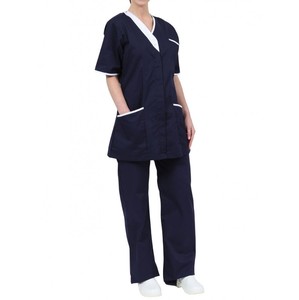 Uniformes Médicos de Hospital, Elegantes y a la Moda, de Marca Privada, con Logotipo Personalizado, 100% Algodón Twill, Unisex, Elásticos, Conjuntos de Uniformes de Enfermería - Product Image 6