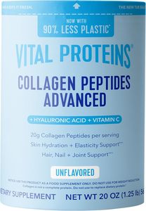 Poudre de collagène Vital Proteins Advanced avec acide hyaluronique et vitamine C, 20 oz de protéines de collagène, sans saveur, 27 portions - Product Image 5