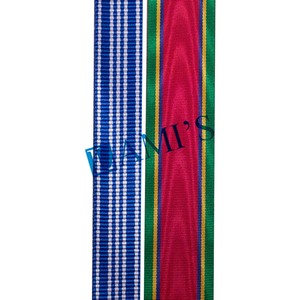 Cinta Moiré Masónica de Alta Calidad al por Mayor / Cintas Moiré para Medallas de la Mejor Calidad - Product Image 4