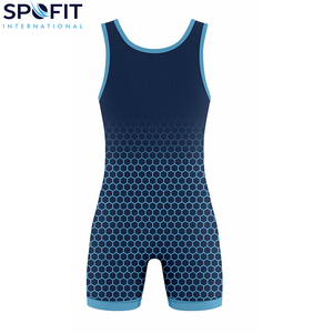 Wrestling Wear With Customize Design Men's Cool Dry Wrestling Singlets Custom Weightlifting Singlet Sublimated Compression Gear - Product Image 3