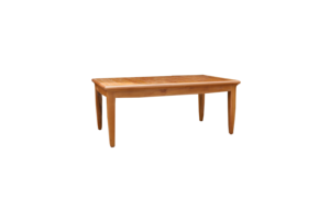 Table basse Kanila moderne en teck massif avec finition couleur marron et de haute qualité pour une utilisation intérieure et extérieure. - Product Image 5