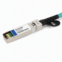 Kabel Optik Aktif 10G AOC, Kabel Serat Optik Kecepatan Tinggi, Perakitan Kabel Transmisi Jaringan SFP untuk Koneksi Pusat Data