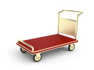 Heavy Duty <b>Platform</b> Cart Industrial Warehouse <b>Trolley</b> for Cargo Transport Material Handling Logistics and Distribution - Product Image 4