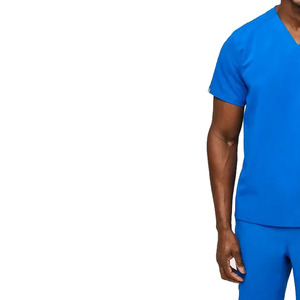 Scrubs pour infirmières hospitalières de qualité supérieure en polyester tricoté disponible dans toutes les couleurs et tailles faciles à porter en gros - Product Image 3