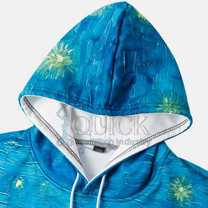 2025 invierno hombres sublimación personalizada poliéster/algodón polar ecológico transpirable pulóver Sudadera con capucha - Product Image 3