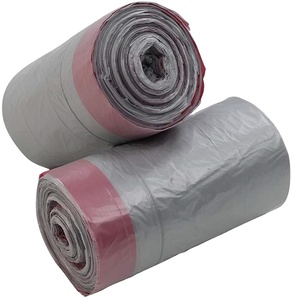 Bolsa de plástico de alta calidad Uso diario Fuerte en relieve con bolsas con cordón del fabricante El plástico proviene de Vietnam OEM personalizado - Product Image 3