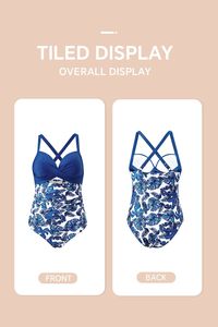 Maillot de bain une pièce OEM avec contrôle du ventre Confortable Beach Relaxation Training Bra Style avec motif imprimé Pakistan - Product Image 4