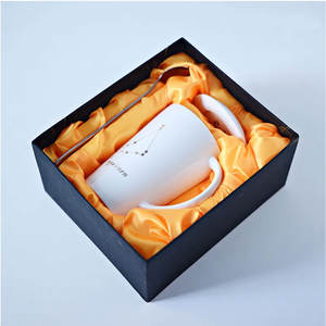 Bouteille en verre Boîte cadeau en laine Boîte d'emballage Boîtes à tasses pour tasses Boîte en papier imprimée personnalisée pour tasses - Product Image 4