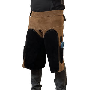 Vente en gros tabliers de maréchal-ferrant professionnels en cuir durable tablier de ferrage de cheval de protection personnalisé vêtements de forgeron tablier de maréchal-ferrant - Product Image 4