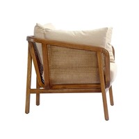 Chaise d'appoint en rotin de haute qualité meubles de salon chaise de loisirs en bois moderne meubles de maison fabriqués au Vietnam