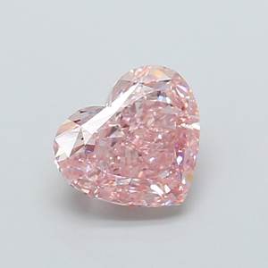 เพชรทรงหัวใจ 2.02 กะรัต VS2 สีชมพูอมน้ำตาลเข้ม แฟนซี อินเทนส์ ผลิตในห้องปฏิบัติการ - Product Image 1